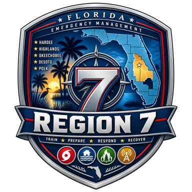 Florida Region 7 Emergency Management shield